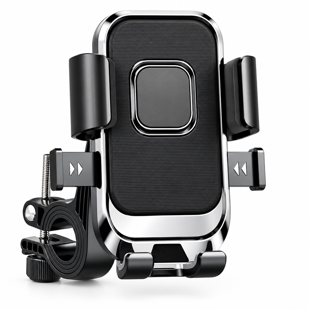 Alloy Bike Phone Holder Front View