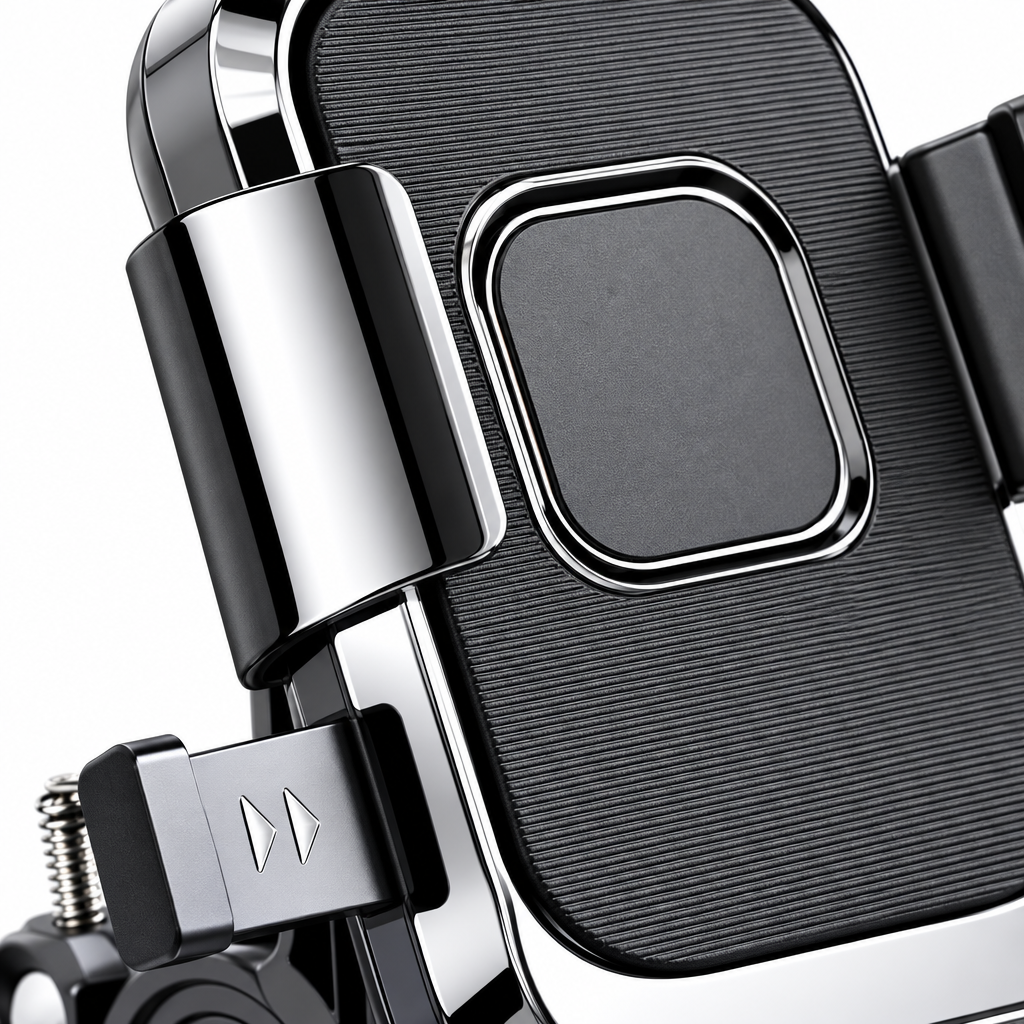 Alloy Frame Ribbed Grip Backplate Detail
