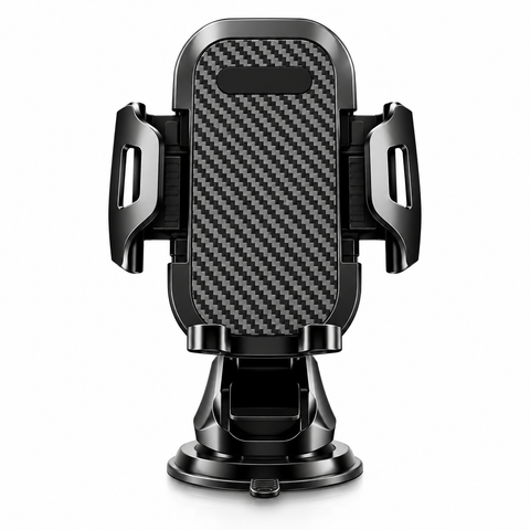 Carbon Fiber Car Phone Holder Front View