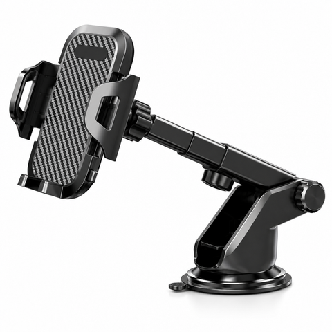 Carbon Fiber Car Phone Holder Side Profile